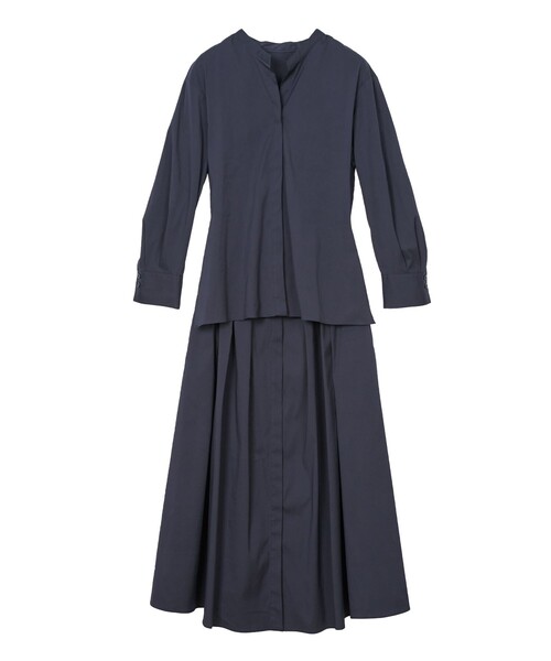 セール】コットンナイロンブロードシャツ ワンピース（ワンピース