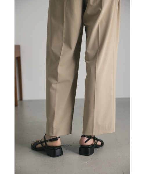 STYLEMIXER(スタイルミキサー)の「ベーシック2タックスラックス(スラックス・レディース・ベージュ/ライトオレンジ系/ネイビー/アイボリー・MEDIUM/SMALL/X-SMALL)」の13枚目の写真