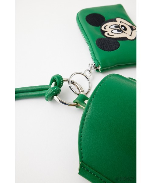 ミッキーポーチえむ エム ジップ ペンケース 赤 DMZ-401 テンヨー M-ZIP ディズニー