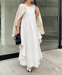 CAPRICIEUX LE'MAGE | 配色ステッチサイドフレアワンピース(ワンピース)