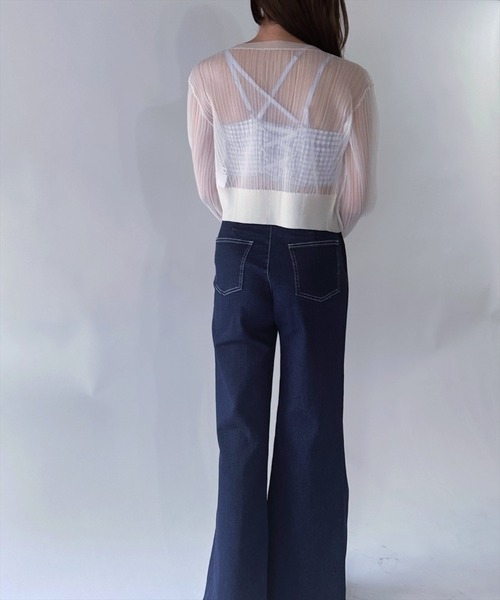 REDYAZEL（レディアゼル）の「ギンガムチェックバックレースキャミソール（キャミソール・レディース・グリーン/ラベンダー/ブラック・SMALL/MEDIUM）」の11枚目の写真