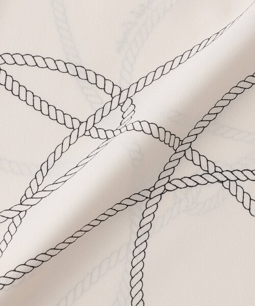 MACKINTOSH LONDON（マッキントッシュ ロンドン）の「ローププリントブラウス（シャツ/ブラウス・レディース・グリーン/ホワイト・38）」の10枚目の写真