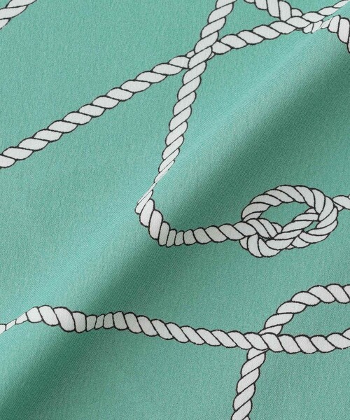 MACKINTOSH LONDON（マッキントッシュ ロンドン）の「ローププリントブラウス（シャツ/ブラウス・レディース・グリーン/ホワイト・38）」の11枚目の写真