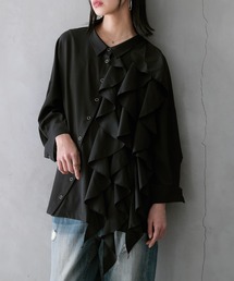osharewalker | 『アシメラッフルフリルシャツ』(シャツ/ブラウス)