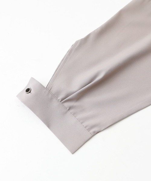 osharewalker（オシャレウォーカー）の「【廃盤】『アシメラッフルフリルシャツ』（シャツ/ブラウス・レディース・ブラック/ライトグレー・FREE）」の22枚目の写真