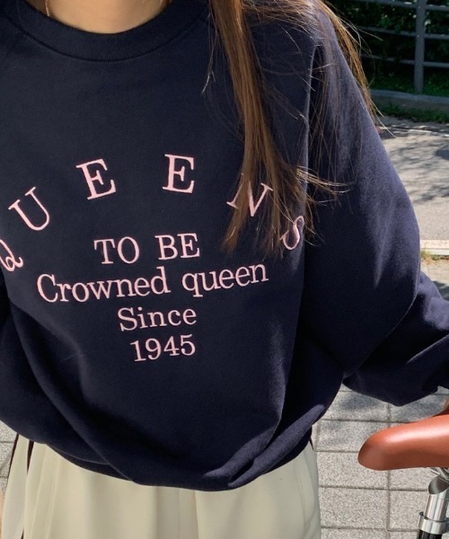 【関税・送料無料】LONG CLOTHING★SELL YOUR SOUL スウェット セール】QUEENSロゴスウェット/トレーナー（スウェット）｜LAC