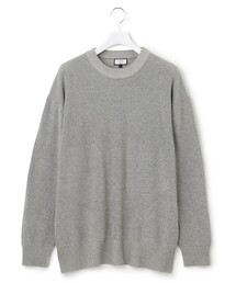 【UNISEX】デニムルッククルーネックニット