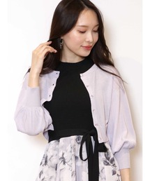 MERCURYDUO | コンパクトシアーカーデ(カーディガン/ボレロ)