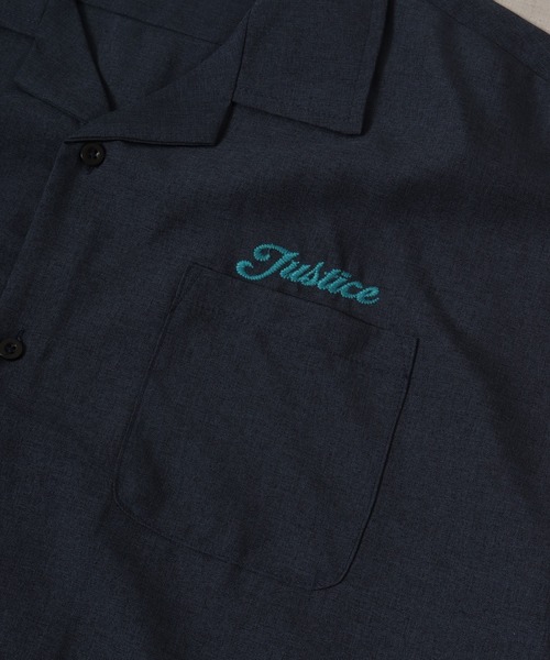 【セール】ルーズシルエット刺繍入り半袖シャツ（シャツ/ブラウス）｜ATELANE（アテレーン）