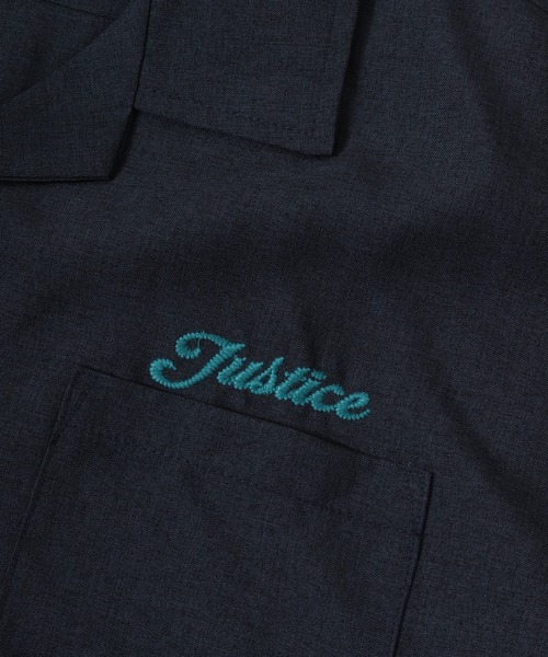 【セール】ルーズシルエット刺繍入り半袖シャツ（シャツ/ブラウス）｜ATELANE（アテレーン）