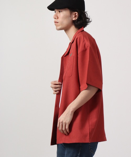 【セール】ルーズシルエット刺繍入り半袖シャツ（シャツ/ブラウス）｜ATELANE（アテレーン）