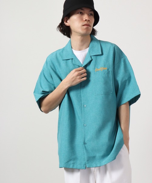 【セール】ルーズシルエット刺繍入り半袖シャツ（シャツ/ブラウス）｜ATELANE（アテレーン）