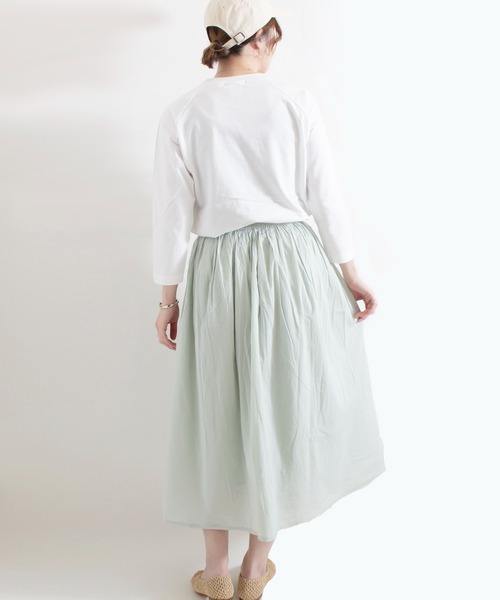 ALL ORDINARIES（オールオーディナリーズ）の「カラーボトムスカート（スカート・レディース・ライトブルー/ライトグレー/パープル・FREE）」の6枚目の写真