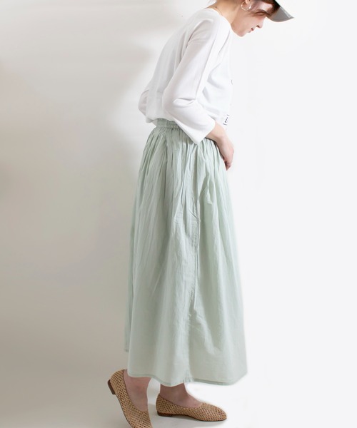 ALL ORDINARIES（オールオーディナリーズ）の「カラーボトムスカート（スカート・レディース・ライトブルー/ライトグレー/パープル・FREE）」の7枚目の写真