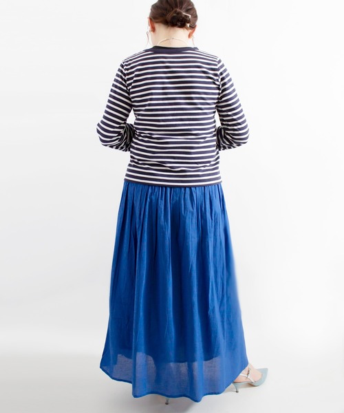 ALL ORDINARIES（オールオーディナリーズ）の「カラーボトムスカート（スカート・レディース・ライトブルー/ライトグレー/パープル・FREE）」の10枚目の写真