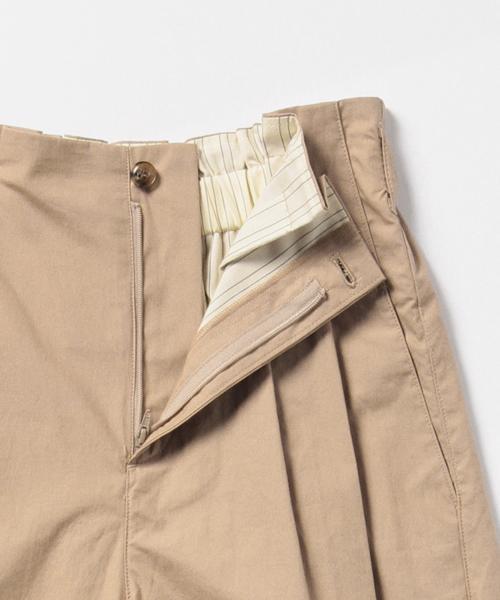 Demi-Luxe BEAMS（デミルクス ビームス）の「Sabena / ウォッシャブル タイプライター ワイドパンツ（その他パンツ・レディース・ベージュ/ネイビー・36/38）」の8枚目の写真