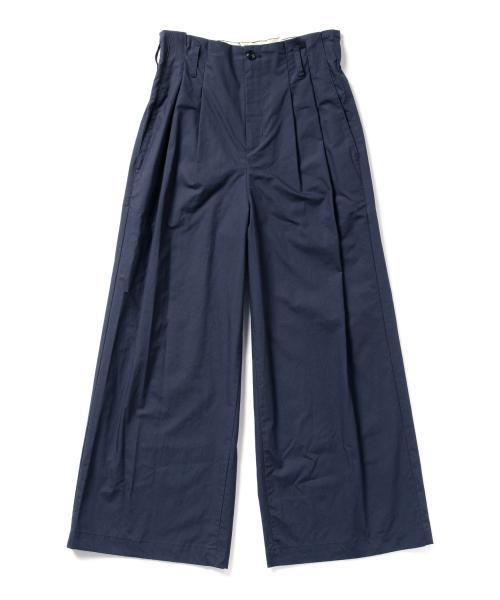 Demi-Luxe BEAMS（デミルクス ビームス）の「Sabena / ウォッシャブル タイプライター ワイドパンツ（その他パンツ・レディース・ベージュ/ネイビー・36/38）」の12枚目の写真