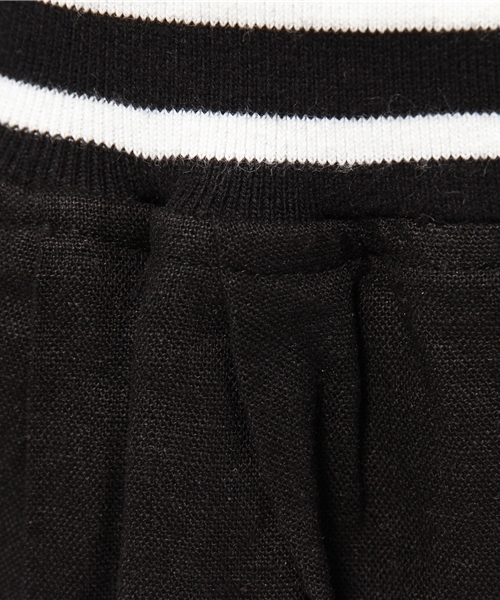 CIAOPANIC TYPY（チャオパニックティピー）の「リネンレーヨンリブパンツ（その他パンツ・レディース・ホワイト/ブラック/ネイビー・LARGE/MEDIUM/SMALL）」の6枚目の写真