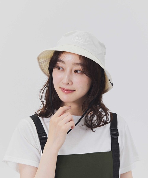 CAMP7（キャンプセブン）の「【CAMP7】ＣＯＯＬＭＡＸナイロンハット / 吸水速乾（ハット・レディース・ブラック/ベージュ/オフホワイト・フリー）」の2枚目の写真