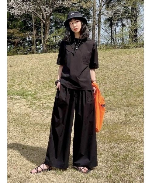 CAMP7（キャンプセブン）の「【CAMP7】ＣＯＯＬＭＡＸナイロンハット / 吸水速乾（ハット・レディース・ブラック/ベージュ/オフホワイト・フリー）」の13枚目の写真