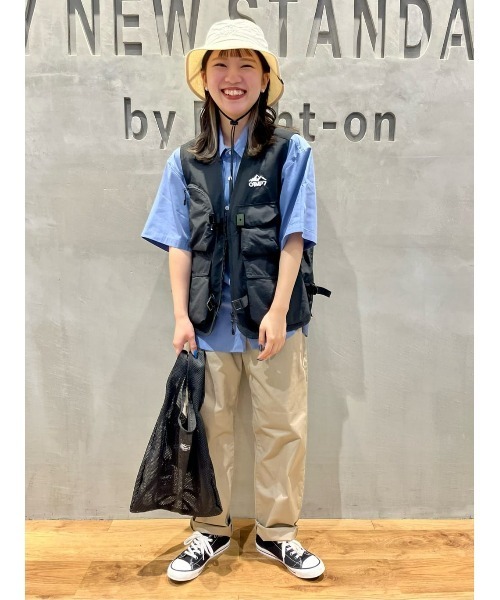 CAMP7（キャンプセブン）の「【CAMP7】ＣＯＯＬＭＡＸナイロンハット / 吸水速乾（ハット・レディース・ブラック/ベージュ/オフホワイト・フリー）」の7枚目の写真