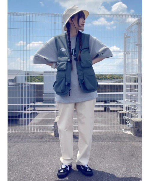 CAMP7（キャンプセブン）の「【CAMP7】ＣＯＯＬＭＡＸナイロンハット / 吸水速乾（ハット・レディース・ブラック/ベージュ/オフホワイト・フリー）」の17枚目の写真