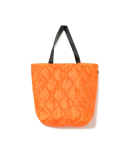 DAILY STANDARD by SANDINISTA(デイリースタンダードバイサンディニスタ)の「Quilted Tote Bag / キルティングトートバッグ(トートバッグ・メンズ・ネイビー/ブラック/オレンジ/オリーブ・FREE)」の7枚目の写真