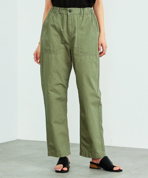 Alpha Industries（アルファインダストリーズ）の「【直営店限定】綿麻 イージーベイカーパンツ（その他パンツ・レディース・ブラック/オリーブ/アイボリー・SMALL/MEDIUM）」の12枚目の写真