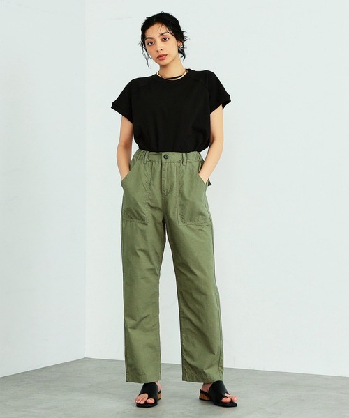 Alpha Industries（アルファインダストリーズ）の「【直営店限定】綿麻 イージーベイカーパンツ（その他パンツ・レディース・ブラック/オリーブ/アイボリー・SMALL/MEDIUM）」の17枚目の写真
