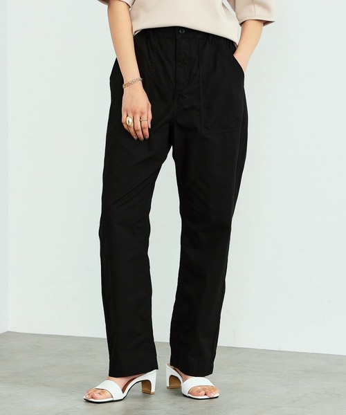 Alpha Industries（アルファインダストリーズ）の「【直営店限定】綿麻 イージーベイカーパンツ（その他パンツ・レディース・ブラック/オリーブ/アイボリー・SMALL/MEDIUM）」の8枚目の写真