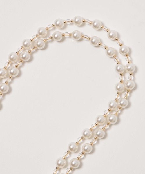 WEGO（ウィゴー）の「WEGO/ビーズパールストラップ（スマホグッズ・レディース・その他1・FREE）」の3枚目の写真