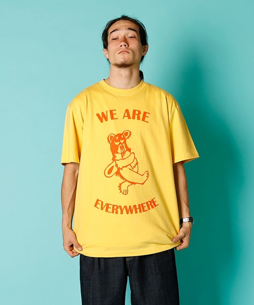 DOWN ON THE CORNER(ダウンオンザコーナー)の「S/S TEE“SKOBEAR”(Tシャツ/カットソー・メンズ・イエロー/サックスブルー・MEDIUM/LARGE/X-LARGE)」の10枚目の写真