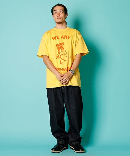 DOWN ON THE CORNER(ダウンオンザコーナー)の「S/S TEE“SKOBEAR”(Tシャツ/カットソー・メンズ・イエロー/サックスブルー・MEDIUM/LARGE/X-LARGE)」の12枚目の写真