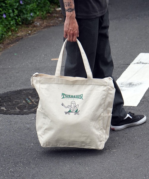 セール】CANVAS Tote Shoulder Bag L/スラッシャーキャンバス