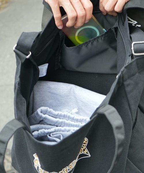 THRASHER（スラッシャー）の「CANVAS Tote Shoulder Bag L/スラッシャーキャンバストートバッグ（トートバッグ・メンズ・ホワイト/ブラック/グレー/ベージュ/ホワイト系その他/ブラック系その他/ホワイト系その他2/ブラック系その他2・FREE）」の21枚目の写真