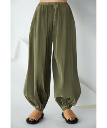 Shiny Taffeta プリーツバルーントラウザー