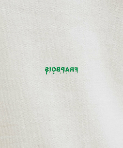 FRAPBOIS(フラボア)の「メルティーT(Tシャツ/カットソー・レディース・チャコールグレー/ホワイト/グリーン・1/2)」の21枚目の写真