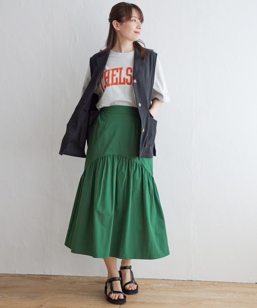 ikka(イッカ)の「さらっとウエストドロストジレ(ベスト・レディース・ブラック/ブラウン系その他・M/L)」の13枚目の写真