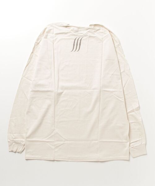 FUN/FOR/FICTION(ファンフォーフィクション)の「【FUN FOR FICTION】THE FICTION LS T(Tシャツ/カットソー・メンズ・ナチュラル/チャコールグレー・FREE)」の4枚目の写真