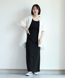 cepo | バンドカラー ティアードブラウス　２WAY(シャツ/ブラウス)