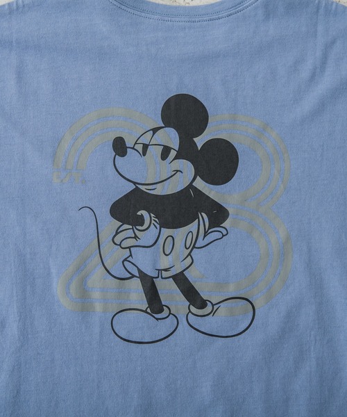 VICKY（ビッキー）の「【DISNEY/ディズニー ミッキーマウス】MICKEYオーバーサイズバックプリントTシャツ《洗濯機で洗える》（Tシャツ/カットソー・レディース・ホワイト/ベージュ/ブルー/チャコールグレー・M）」の8枚目の写真