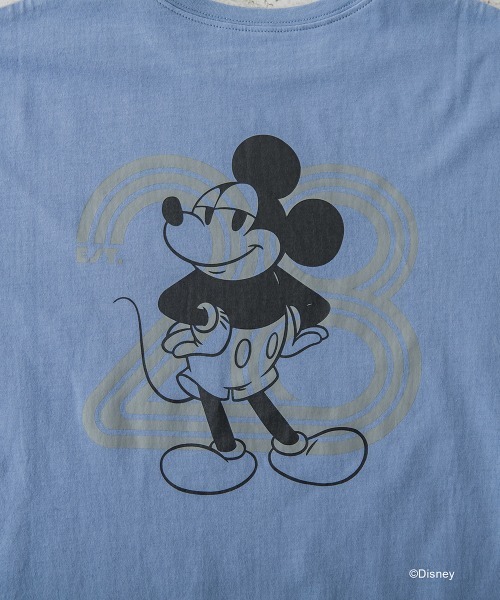 VICKY（ビッキー）の「【DISNEY/ディズニー ミッキーマウス】MICKEYオーバーサイズバックプリントTシャツ《洗濯機で洗える》（Tシャツ/カットソー・レディース・ホワイト/ベージュ/ブルー/チャコールグレー・M）」の16枚目の写真