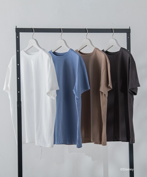 VICKY（ビッキー）の「【DISNEY/ディズニー ミッキーマウス】MICKEYオーバーサイズバックプリントTシャツ《洗濯機で洗える》（Tシャツ/カットソー・レディース・ホワイト/ベージュ/ブルー/チャコールグレー・M）」の13枚目の写真