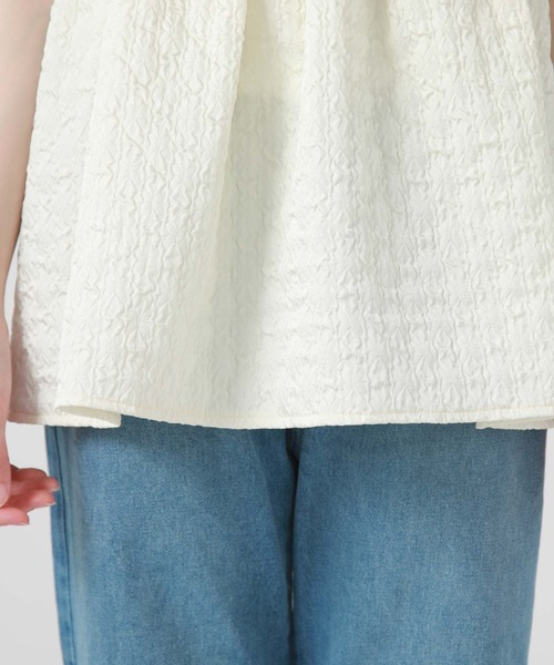 archives（アルシーヴ）の「ＢａｃｋレースＵＰエンボスキャミチュニック（シャツ/ブラウス・レディース・ピンク/ブラック/アイボリー・MEDIUM）」の13枚目の写真