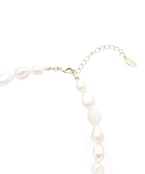 UNTITLED（アンタイトル）の「◆淡水バロックパールネックレス（ネックレス・レディース・ゴールド系4・99）」の4枚目の写真