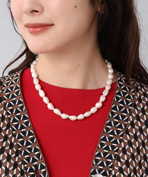 UNTITLED（アンタイトル）の「◆淡水バロックパールネックレス（ネックレス・レディース・ゴールド系4・99）」の5枚目の写真