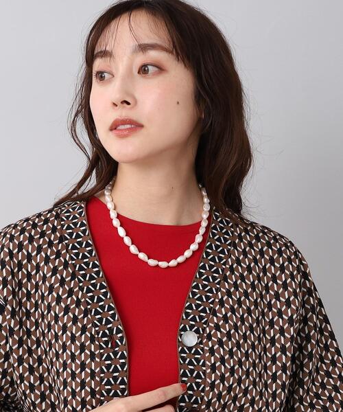 UNTITLED（アンタイトル）の「◆淡水バロックパールネックレス（ネックレス・レディース・ゴールド系4・99）」の6枚目の写真