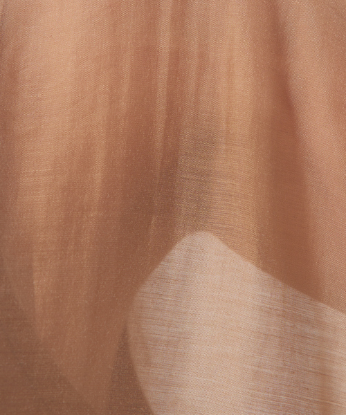 abahouse mavie（アバハウスマヴィ）の「シアーフレンチスリーブブラウス&タンクトップセット（Tシャツ/カットソー・レディース・ホワイト/ブラック/ブラウン系その他・フリー）」の7枚目の写真