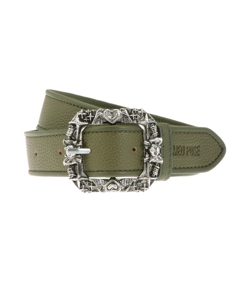 PAMEO POSE（パメオポーズ）の「Fancy Dream Belt（ベルト・レディース・カーキ/ブラック・FREE）」の2枚目の写真