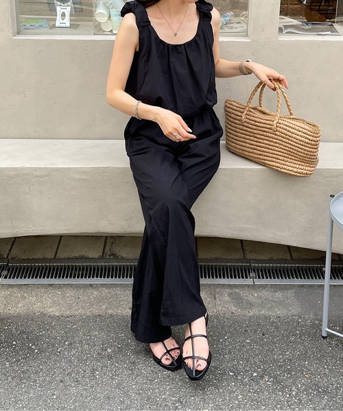 LE MORE（リモア）の「バルーンショートタンクブラウス（シャツ/ブラウス・レディース・ベージュ/アイボリー/ブラック・FREE）」の10枚目の写真